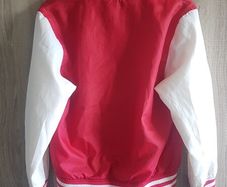 baseball style thin jacket fits 9-11 years old child or adult xs-s