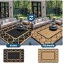 Outdoor Rug Garden Rugs Waterproof Reversible Plastic Carpet, Washable Large 240x300cm Image 3