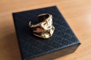 Gold Tone Ring Size P