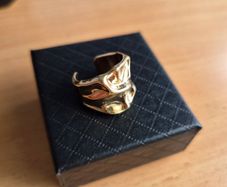 Gold Tone Ring Size P