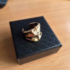 Gold Tone Ring Size P
