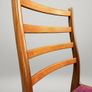 Set of Six G Plan Fresco Teak Ladder Back Dining Chairs Image 4