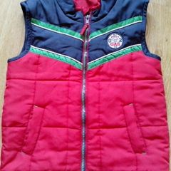 Red Gilet. Age 6-7