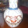 Vintage 3 Chinese Mini Vases. The set includes two slender necked vases and one wider Scalloped Rim Jar, in good condition, postage available or collection Image 4