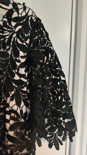 Jacques Vert Black Lace Dress UK20 Timeless Elegance for Special Occasions