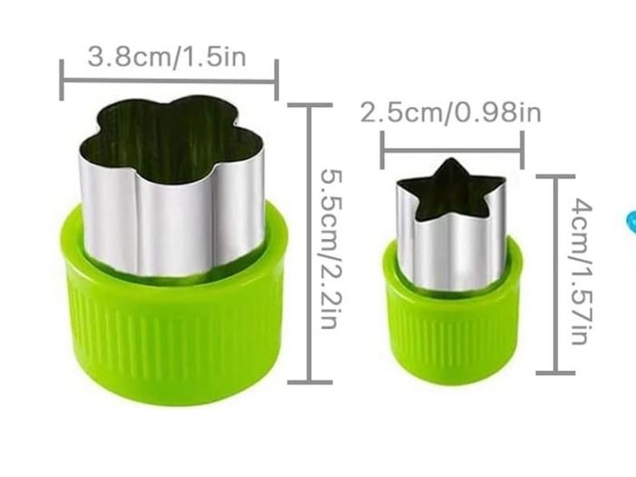 Sandwich cutter shapes for kids and fruit cutters