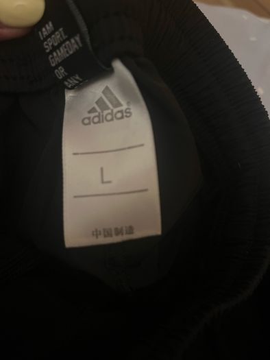 Black Adidas shorts size large