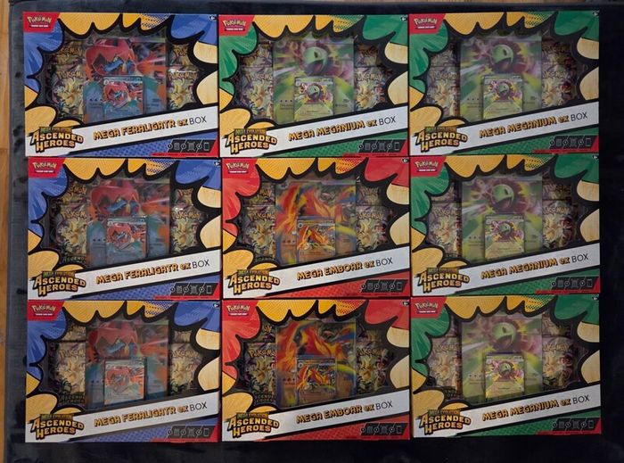 Pokemom ascended heroes Mega EX Boxes
