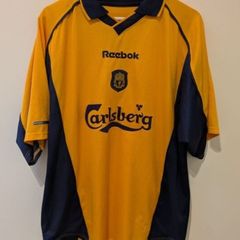 Liverpool 2000 away football jersey shirt large mens mint New Balance