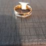 Gold plated diamond ring size 7 Image 6