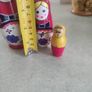Russian Folk Art Matryoshka Family 4 Wooden Nesting Dolls Image 4