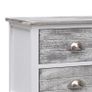 Hall Bench Grey 115x30x40 cm Wood Image 4