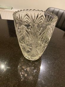 Vintage glass vase