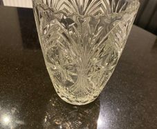 Vintage glass vase