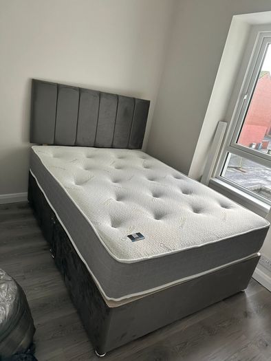 Divan Double & King Size Bed Frame With Mattress