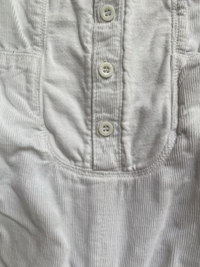 French designer Taille 0 74cm christening all in one dungarees