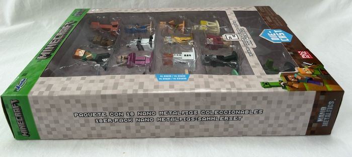 Jada Minecraft Nano Metalfigs Series 14 Die Cast Figures 18-pack - Boxed.