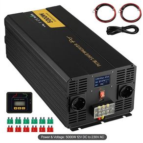 5000W Pure Sine Wave Power Inverter 12V