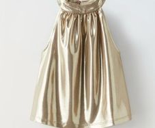 Zara gold metallic sleeveless top Sz 9 EUC
