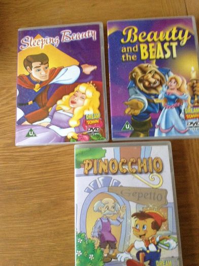 Seven Fairy story DVDs