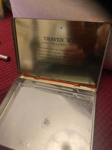 Vintage Craven "A" Metal Box