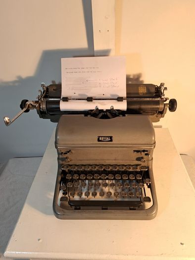 Vintage steel Royal manual typewriter