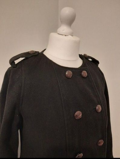 Black coat size 12