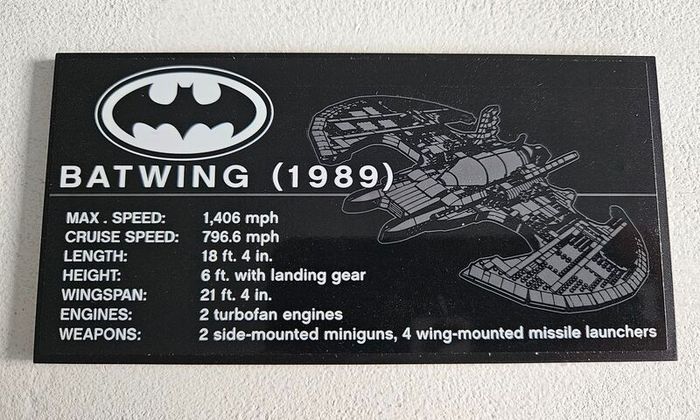 Lego Batman 1989 Batwing 76161