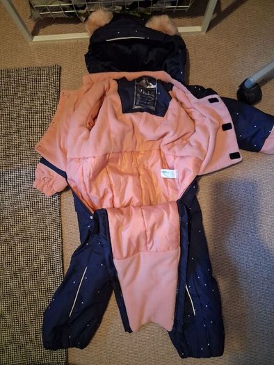 girls snow/winter suit 12-18 months