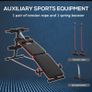 Steel Foldable Home Core Workout Bench Red/Black (FREE SHIPPING) Image 7