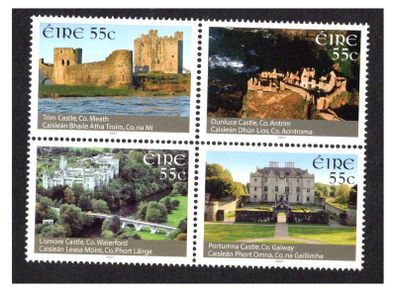 2007 Ireland Irish Castles Commemorative Stamps Mint Never Hinged (MNH)