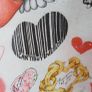 Moschino Cheap & Chic I Love Art Scarf - Rrp 219 (new) Image 8