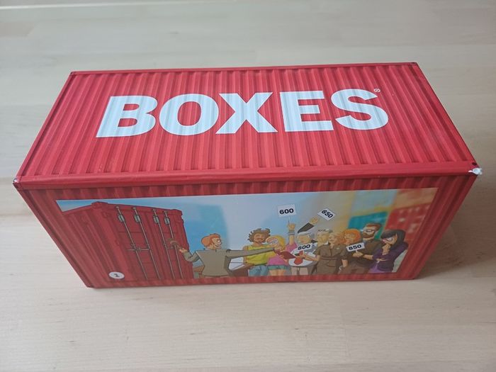Boxes Family Party Bidding Board Game SEALED NEW