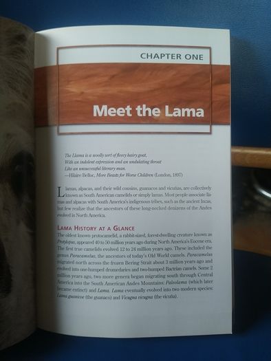 Llamas and Alpacas book