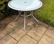 Old garden table