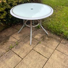 Old garden table