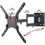 TV Wall Mount Bracket Tilt Swivel Extra Long Arm 23-55" Image 2