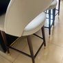 Custom Zola Leather Bar Stools  Set of 3 Image 4