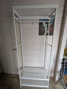 IKEA MACKAPAR coat rack with shoe storage unit