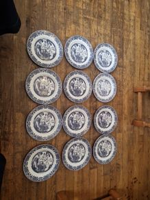 Newbridge willow plates