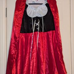 Gorgeous Little Red Riding Hood dress and hooded cape