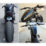 Round Stubby Motorcycle Bar End Mirrors - Black Image 3