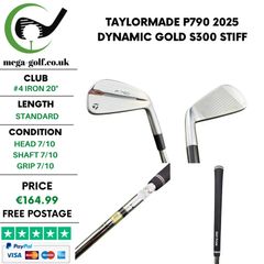 Taylormade P790 2025 #4 Iron 20 Degree / Dynamic Gold S300 Stiff