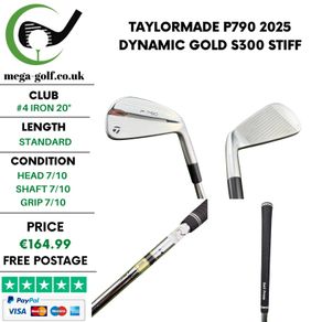 Taylormade P790 2025 #4 Iron 20 Degree / Dynamic Gold S300 Stiff