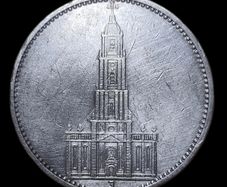 Germany 5 Reichsmark 1934 J Silver Coin Kirche