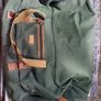 Vintage Pierre Cardin Green Canvas Duffel Bag Image 8