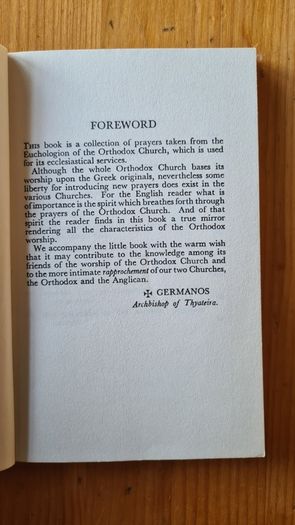 Eastern Orthadox Prayers 1979.