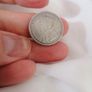 1921 Canada Silver 25 Cents Coin Image 3