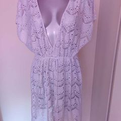 Janina white lace cover up size UK20/22 EU48/50 Postage included