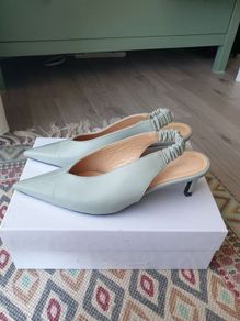 Anine Bing Leather High Heels Size Uk 6